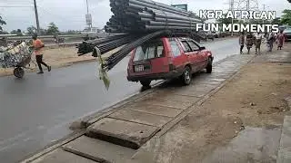 ONE OF THE OLDEST CAR IN AFRICA WORST OVERLOADED part:2