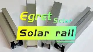Solar Rail Bracket Aluminum Solar Mounting System For PV Mounting Railing System