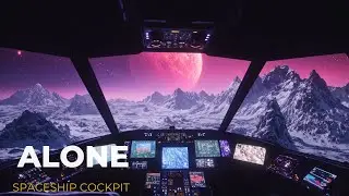 ALONE: RADIO CHATTER FROM ALIEN PLANET| DARK AMBIENT FOCUS MUSIC 4K