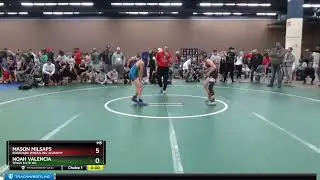 82 Lbs 1st Place Match - Mason Milsaps, Boneyard Wrestling Academy Vs Noah Valencia, Texas Elite W