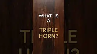 What is a triple horn?
