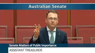 Senate Matters of Public Importance - Assistant Treasurer