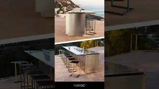 Authentique Cuisine Ext&eacute;rieure Moderne 🌞🍽️🏡 #cuisineext&eacute;rieure #barbecue #grillade
