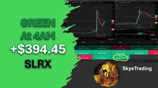+$394.45 in 3 Minutes on SLRX | 4AM Webull Trading