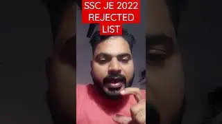 #sscje2022 form rejected ab kya kare 🥲🥶;#shortsvideo