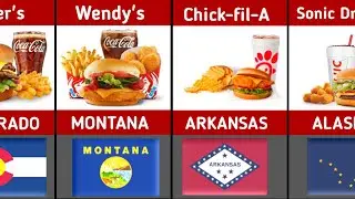 🍔🔥 Most Popular Fast Food in Every U.S. State | America&rsquo;s Favorite Bites!