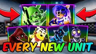 I Unlocked EVERY NEW UPDATE UNIT in Five Nights TD 2..