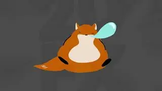 Animated Cartoon Foxes