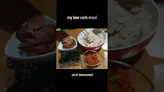 my low carb meal _ #oatmeal #turkey #diet