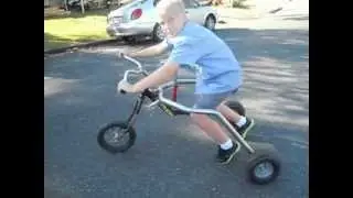 Disability running bike with non disabled rider