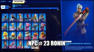 Fortnite Location - NPC # 23 RONIN - Talk to - Chapter 3 Season 1