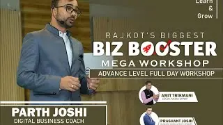 Biz Booster Mega workshop | #bizbooster | #amittrikmani #upgradeindia in Rajkot