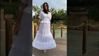 Длинное летнее платье из хлопка Fresh Cotton 22F- 539 C
