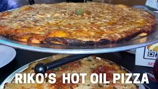 Jones Beach Magic of Lights Fail - Dining at Riko's of Levittown Instead: Hot Oil Pizza!
