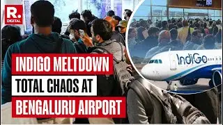 Inside Visuals From Bengaluru Airport Captures Chaos After Several Flights Cancelled
