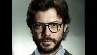 Money Heist Professor drawing