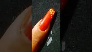 orange  colour nail art design 🌷 #nailart #youtube #ytshorts #shorts #viral #trending #short #nails