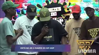 Bons Rapazes Rappers no programa Ra&iacute;zes do Hip Hop, com o Mega J &ldquo;O Imperador&rdquo;, na TUA TV.