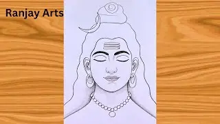 🔥 Realistic Mahadev Pencil Sketch Step by Step for Beginners | How to Draw Lord Shiva Easy! 🕉️