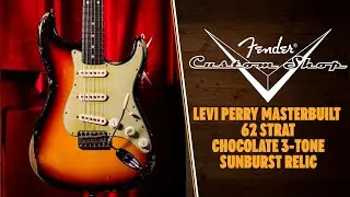 Matt Schofield Plays...Fender Custom Shop Masterbuilt Levi Perry 62 Strat Chocolate 3-Tone Sunburst