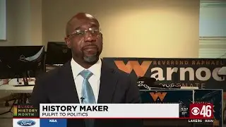 Warnock makes history as state's first Black senator