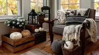 🍂 Rustic Charm Meets Autumn Vibes | Farmhouse Fall Decorating Ideas 2025