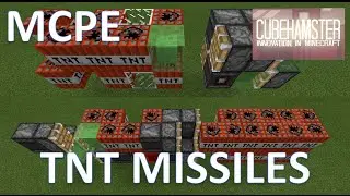MCPE: Slime Block TNT Missile - Pocket Tomahawk + Bunkerbuster