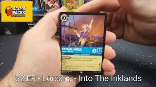 S2: E9 - Lorcana Enchanted Iconic Card Hunt - Into The Inklands Booster Pack Expansion Opening