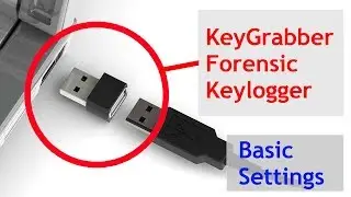 KeyGrabber Forensic Keylogger Basic Settings