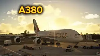 First A380 Live Flight ✈️ Emirates A380 | Dubai &rarr; Jeddah | MSFS 2024