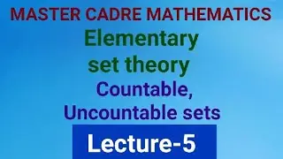 master cadre Punjab (mathematics) Elementary set theory Part-5