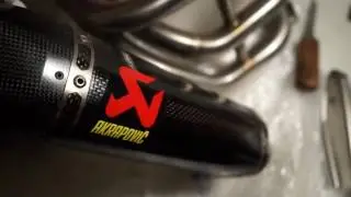 Yamaha Mt09(FZ09) exhaust M4 vs Akrapovic decibel test