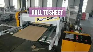 ROLL TO SHEET Super Cepat, Mesin Potong Kertas dari roll ke lembaran