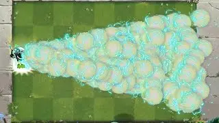PVZ 2 Challenge ：How strong will the charged energy ball be when the electric machine gun fires?