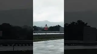 Beautiful view of Daultabaad fort in rain