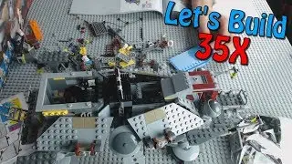 Lego Star Wars 35X Let's Build: Captain Rex's AT-TE 75157