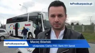 Sanoccy hokeiści w drodze do Francji