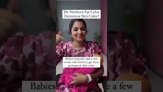 Do newborn ear color determine skin color ?
