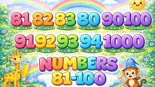 Learn Numbers 81 to 100 | Kids Counting Video