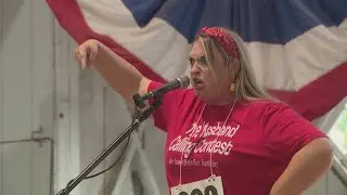 Iowa State Fair husband calling contest