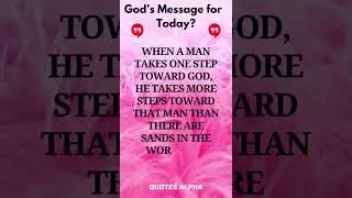 God's Urgent Message for You | God Message for me Today | Quotes Alpha #shorts #34