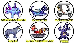 Every MOUNTS in TERRARIA Explained In 24 Minutes