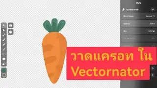 วาดแครอทใน Vectornator  กันครับผม