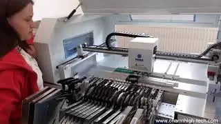 Four Heads SMT Chip Mounter Desktop Type Touch Screen Control