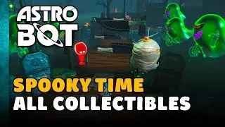 Astro Bot - Spooky Time All Collectible Locations (All Bots, Puzzle Pieces, Secret Areas...)