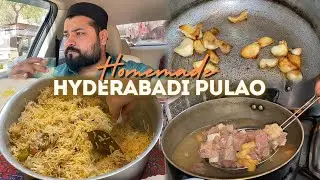 RIVAAJ wali HYDERABADI BEEF PULAO MADE AT HOME by DADA's