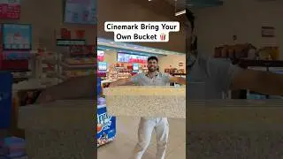 Cinemark Theaters Bring Your Own Bucket 🍿