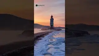 Токаревский маяк 🌊💨❄️📍 Приморский край #владивосток