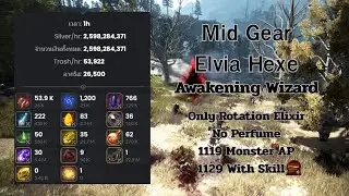 BDO Elvia Hexe Sanctuary Awakening Wizard 53.9K Trash 26.5K Agris | No Perfume T3 Pets After 2 Nerf 