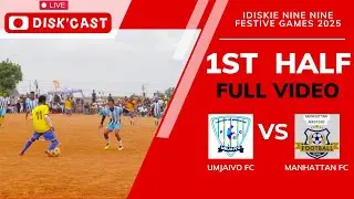 UMJAIVO FC🆚MANHATTAN FC  | iDISKIE NINE NINE FESTIVE GAMES 2025 | KASI DISKI TO THE WORLD | DISKCAST